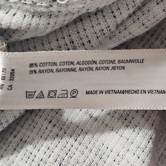 ANTHROPOLOGIE LILKA Patterned Lounge Pants White Black Size M - Picture 5 of 6